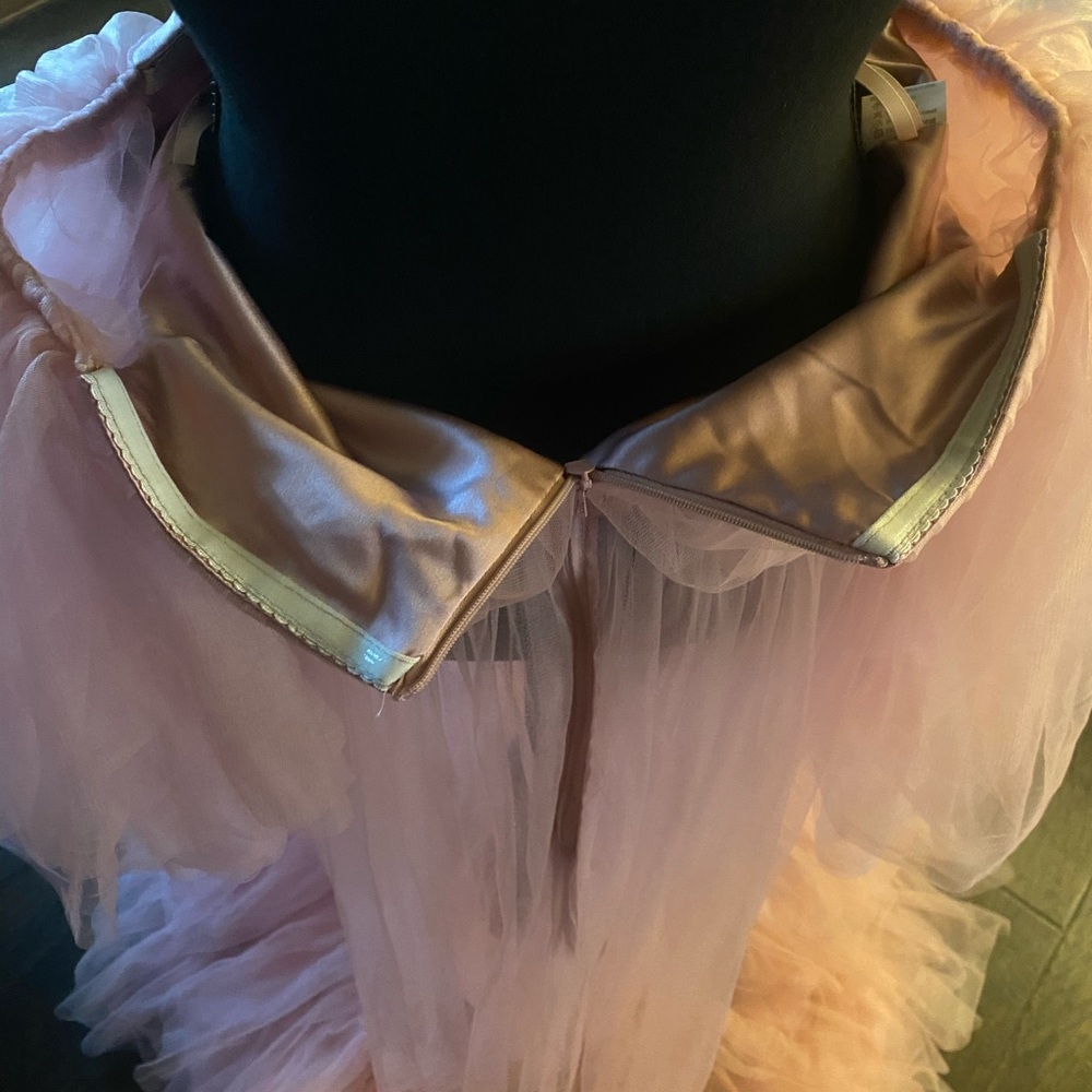 Maternity Dress for Sweetheart Tulle Robe Off Shoulder Dressing Gown. - Picture 14 of 15